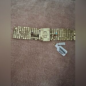NWT Free People Magic Choker In Gold